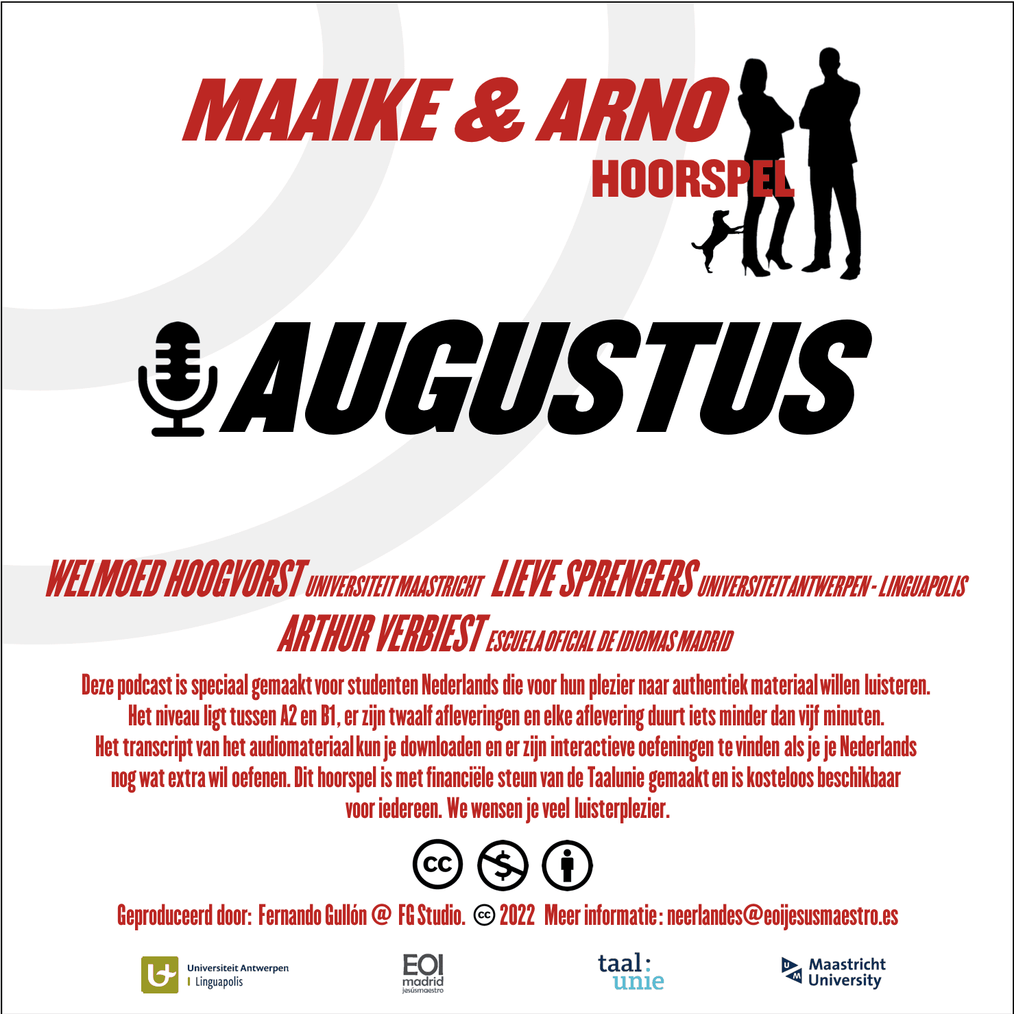 Illustratie voor augustus