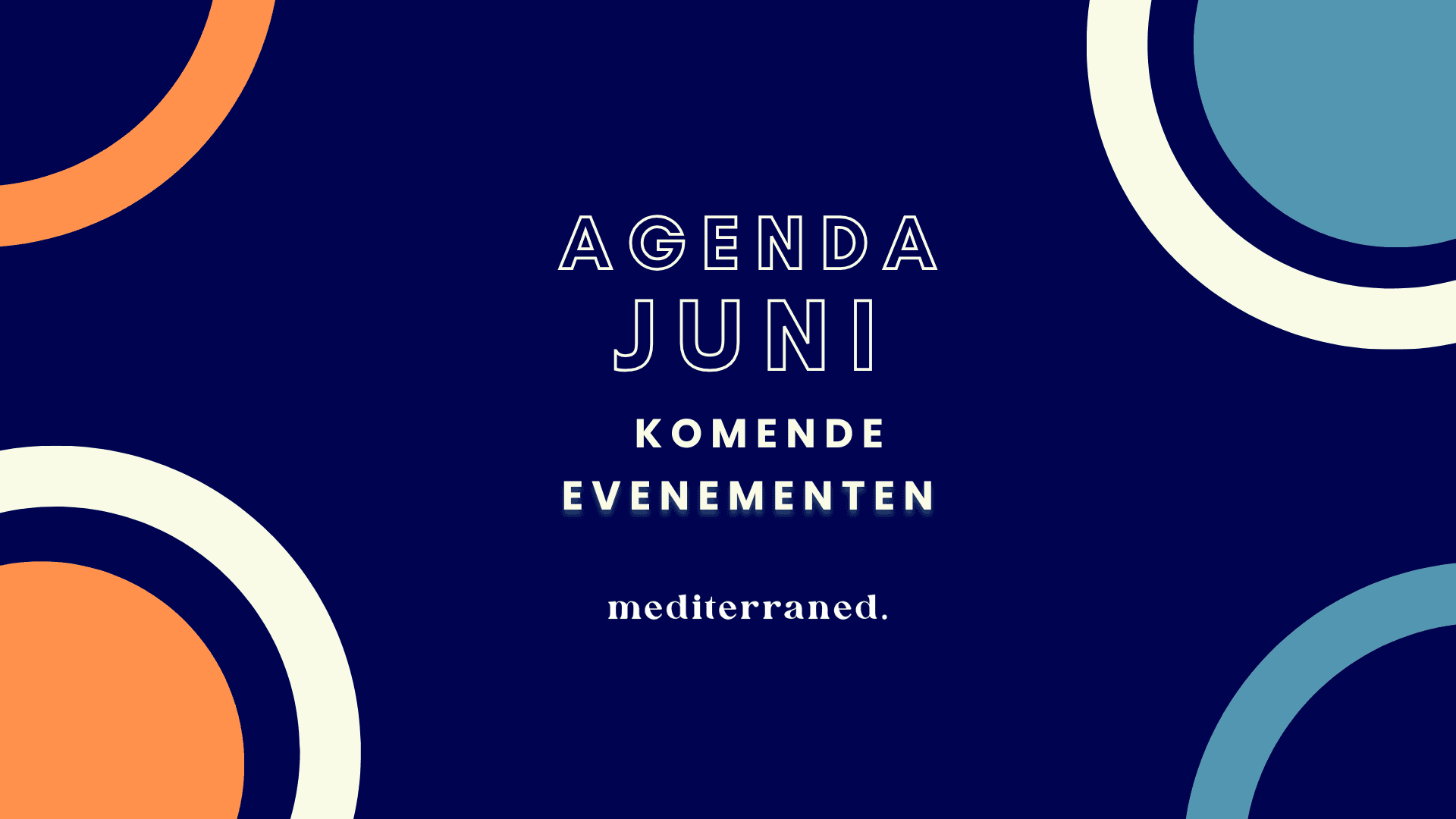 Agenda juni 2026